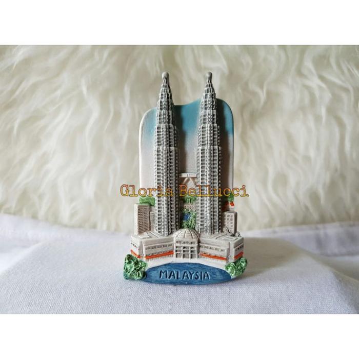 souvenir malaysia tempelan fridge tempelan magnet kulkas petronas kuala lumpur