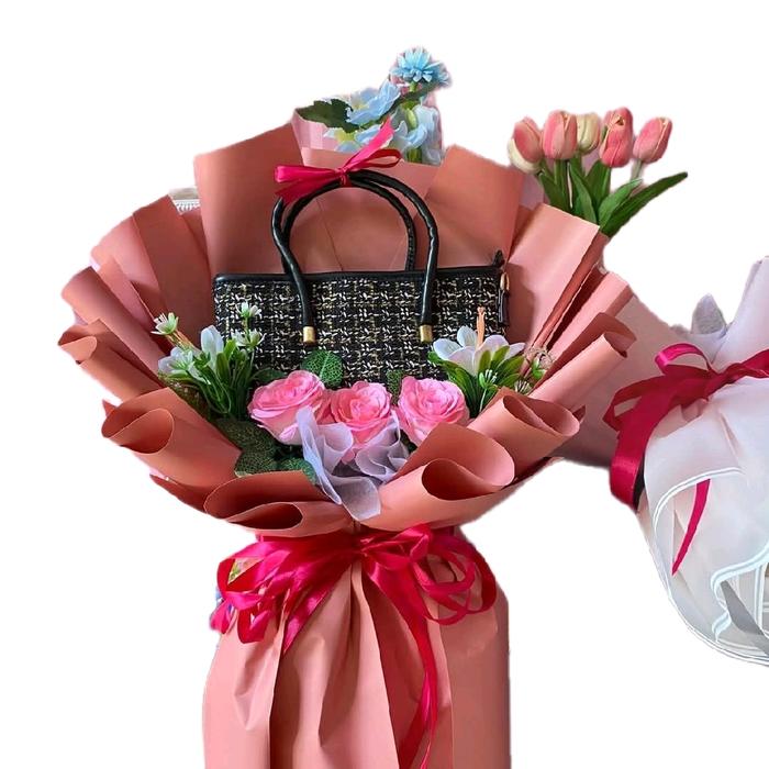 buket kosong,buket tas buket bunga