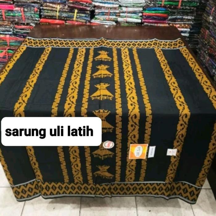 Sarung Katun Motif uli latih jabu jabu karo