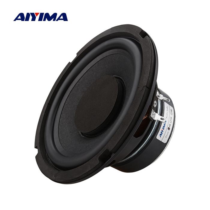 AIYIMA 1Pcs 6.5 Inch Subwoofer 4 8 Ohm 80W Super Bass Woofer Speaker