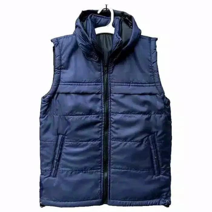 Rompi Vest Jakarta Kota Kolaborasi Warna Dongker/Navy Polos.. -Gratisongkir
