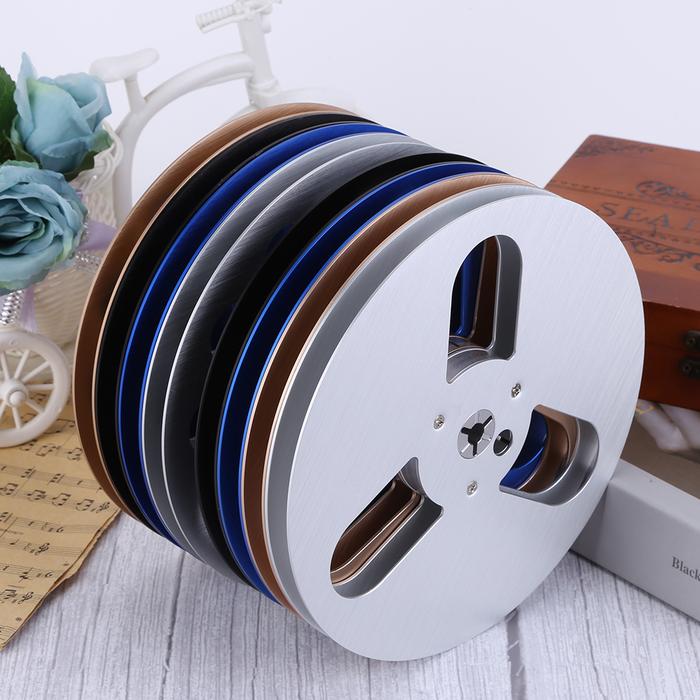 Alat perekam Audio musik kaset 10 inci aluminium Aloi pita rol