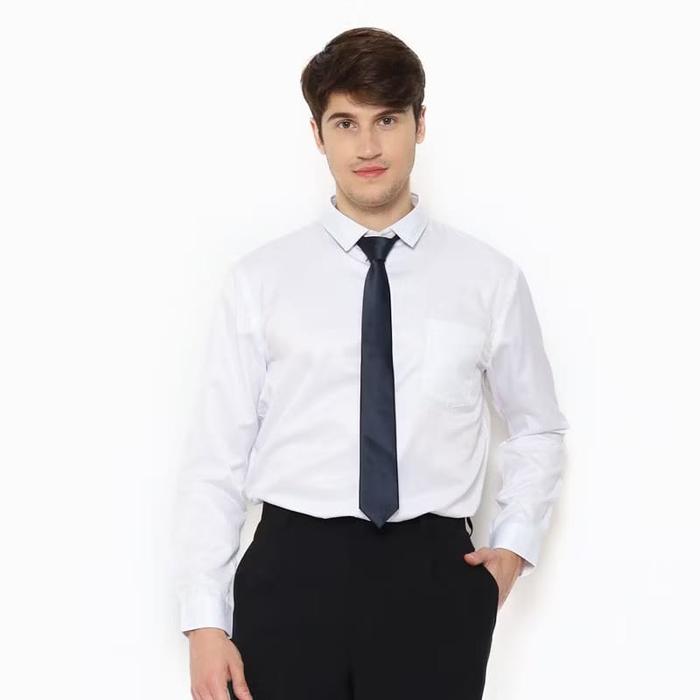 Kemeja White Regular Remus By Lawell Pria Dewasa - RITA