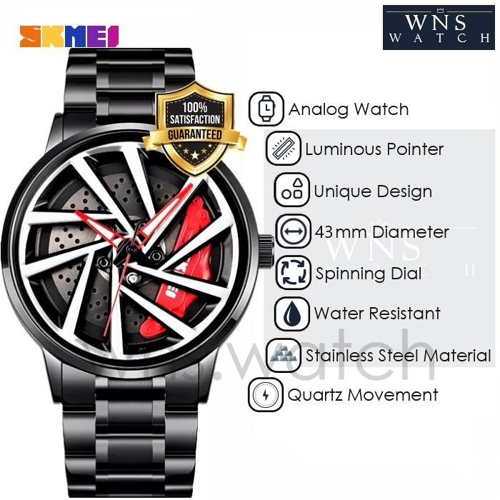 [LIMITED] Jam Tangan Rantai Analog Pria Original Sporty Unique Creative Luminous Wristwatch Model Ka
