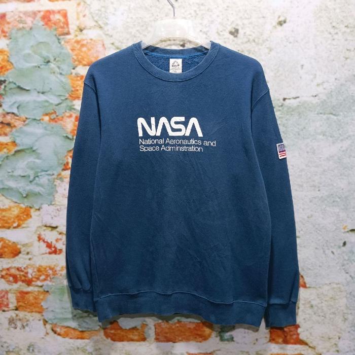 NASA Crewneck FLUKE Size XL untuk Pria dan Wanita