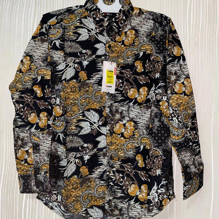 kemeja batik dewasa S135 slim fit