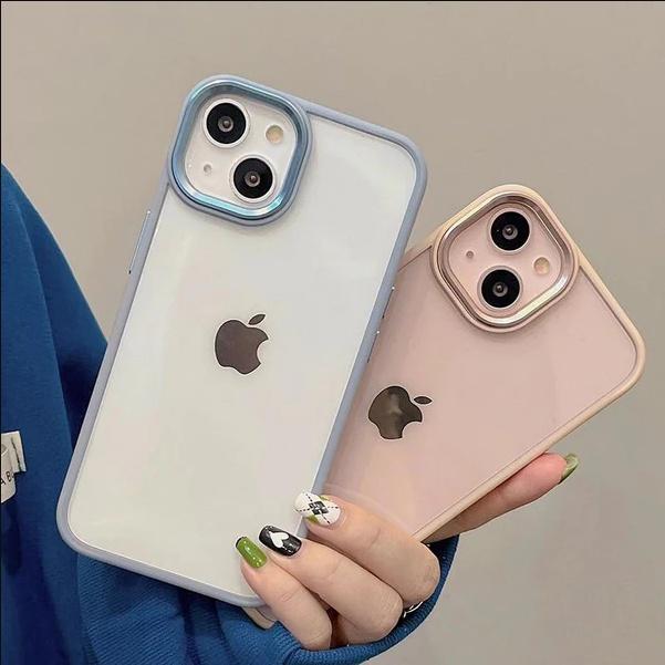 CASE METALLIC CHROME OPPO A16 A55 A54 A74 A95 A5S A12 A7 A11k RENO 7 CASING AKRILIK CLEAR CASING CLE