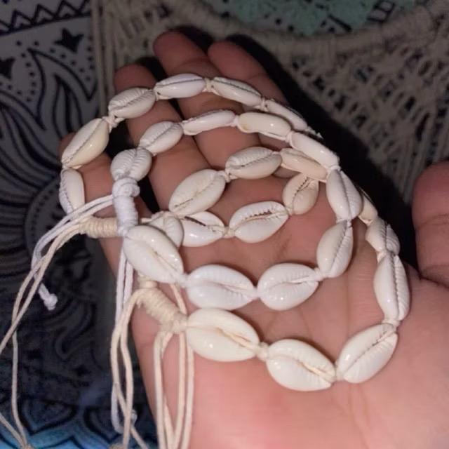 Gelang kerang kuwuk asli laut