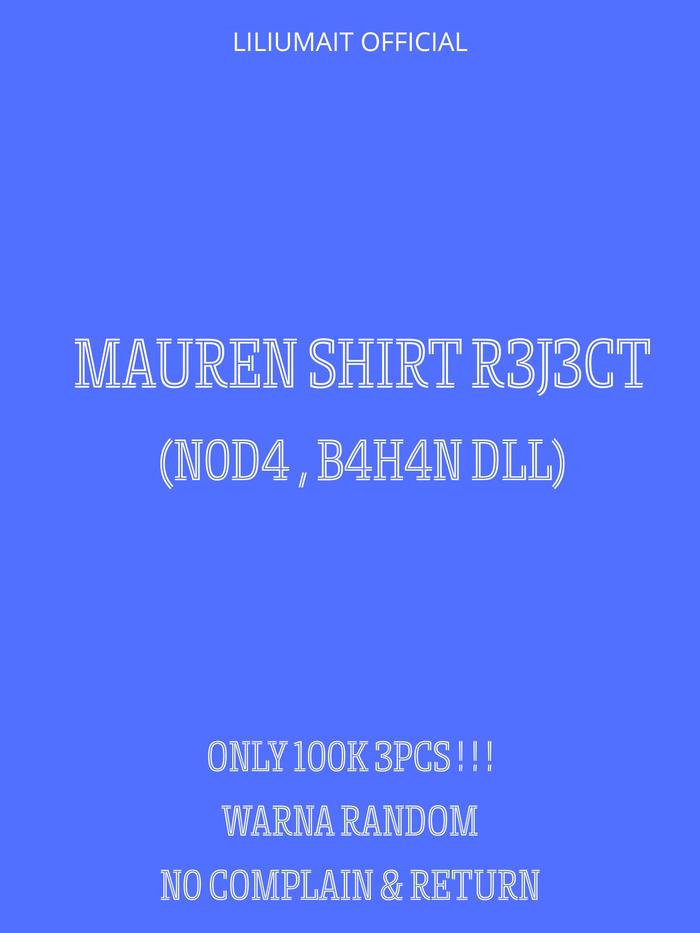 LILIUMAIT - MAUREN SHIRT D333F333CT/R333J333CT WARNA RANDOM