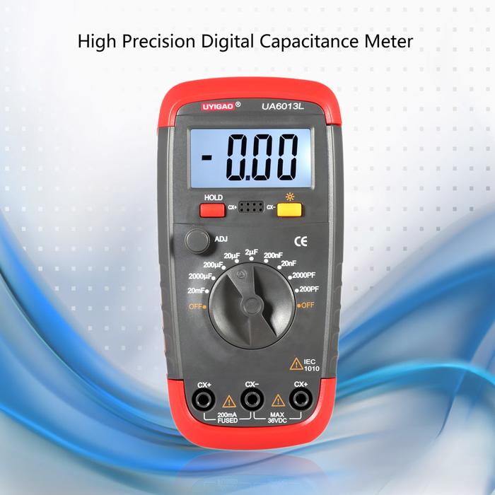 YIGAO UA6013L Professional Capacitance Meter Digital LCD Capacitor