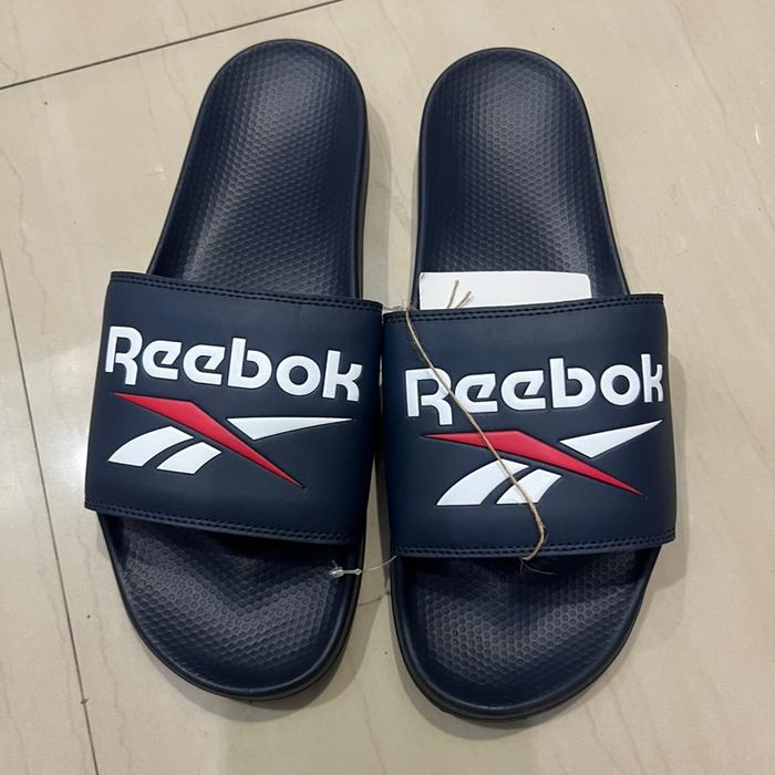 Sandal Slip On Reebok Navy (No Box) 100% Original