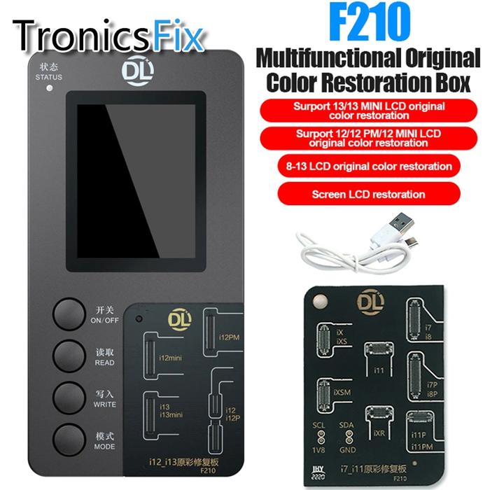 DL F210 True Tone Recovery Programmer for IPhone 8~13/mini LCD