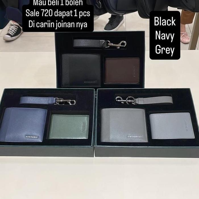 Everbest Promo Tas Pria Original Hitam Navy Abu-abu Sale 720 Dapat 1 Pcs Di Cariin Joinan Nya Selemp