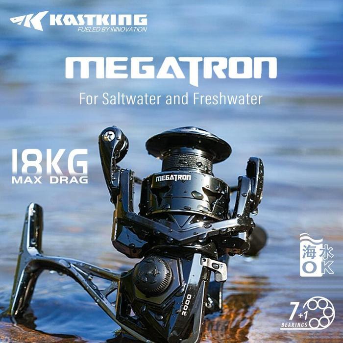 new - [official] kastking megatron reel pancing spinning fishing reels gulungan pancing putar air ta
