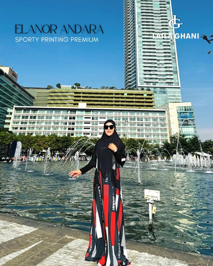 Elanor Series by Laila Ghani | LAILA GHANI | Gamis Sporty | Set Dress | Daily Sporty | Laila Ghani O