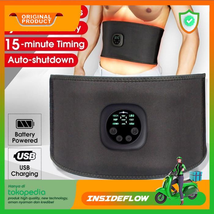 Sabuk Stimulator EMS Otot Perut ABS Six Pack Smart Fitness Sixpad