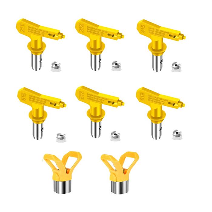 Airless Paint Nozzles Set,Reversible Spray Tips Airless Paint Sprayer Nozzle Tips Airless Sprayer Sp