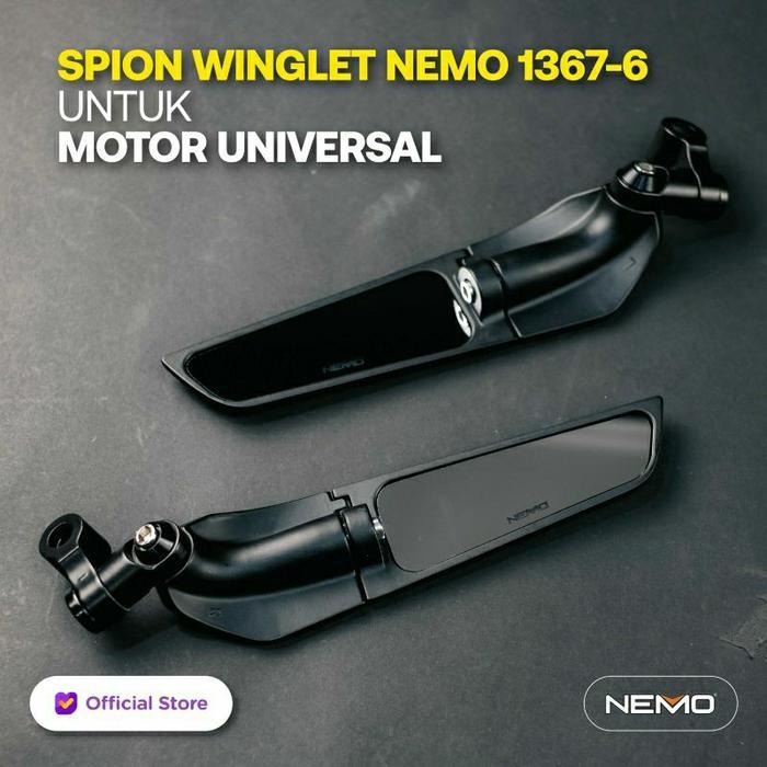 spion kaca winglet wingled model rizoma cembung universal 1367-6 Nemo