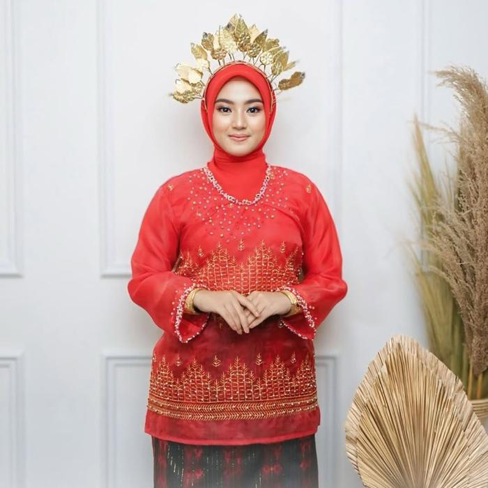 Hanya sewa, Erlima Mode-Sewa baju bodo-Organza set