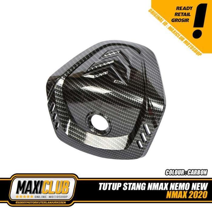 Cover Stang Nmax New 2020 CARBON / Aksesoris Nmax Carbon HIGH QUALITY Merk NEMO