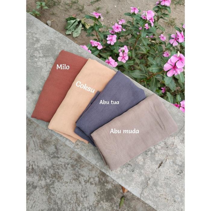WARNA MILO segi empat paris Square Jilbab Muslim Kerudung WARNA MILO