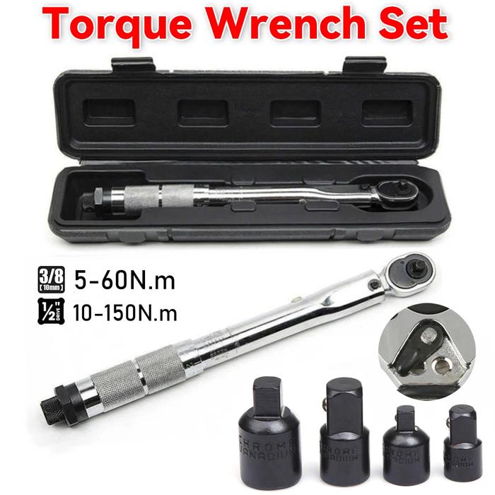 5-60N.m Ratchet Torque Wrench Square Drive Reversible Ratchet Spanner Precise Preset Adjustable Torq