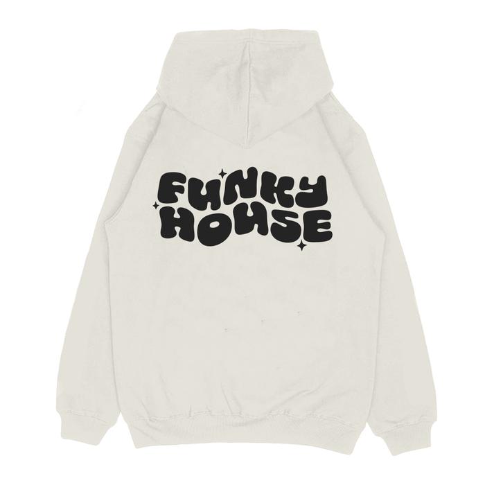 THREEWORLD X JUM | HOODIE PULLOVER | FUNKY HOUSE FLEECE