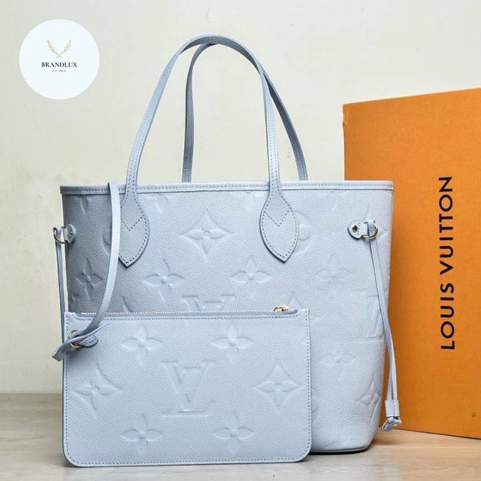 LV NEVERFULL MM MONOGRAM EMPREINTE BLUE HOUR