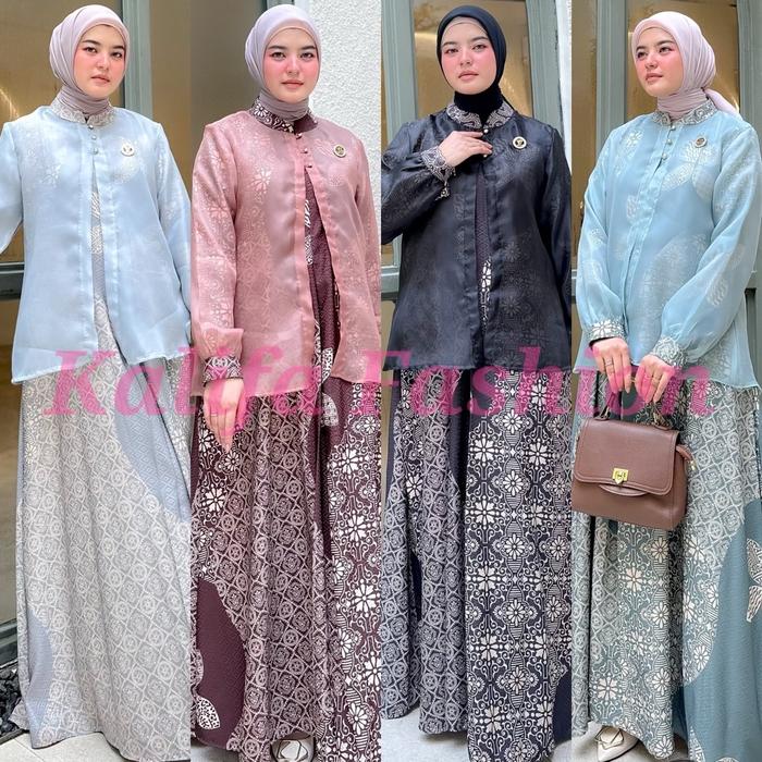 ABIBAH DRESS 2IN1 VOL 2 by HK DERMAWAN / GAMIS SET OUTER / DRESS PESTA / FASHION MUSLIMAH / GAMIS SY