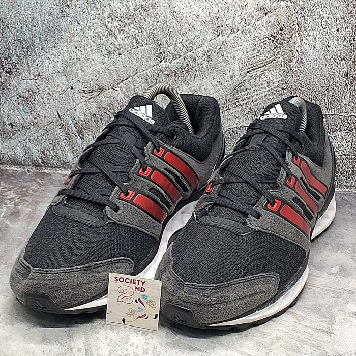 Sepatu Casual - ad1d4s F4lc0n El1te3 Black 'Sh4llow Crims0n' Size 40⅔