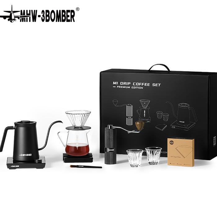 MHW-3BOMBER Assassin M1 Premium Pour Over Set 9 pcs in one EU / Drip coffe Set Coffee Maker Brewing 
