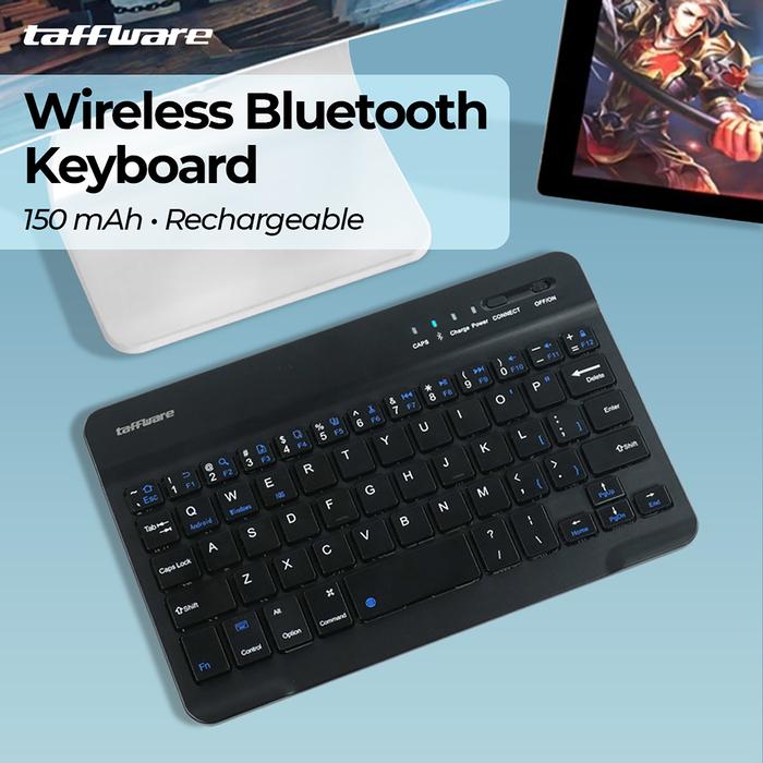 Grand Mall - Keyboard Wireless Mini | Bluetooth Keyboard Rechargeable | Aksesoris Komputer