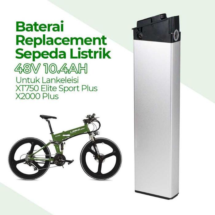 Baterai Sepeda Listrik 48V 10.4AH for Lankeleisi XT750 Elite Sport Edition, XT600, G550, G660, G650,