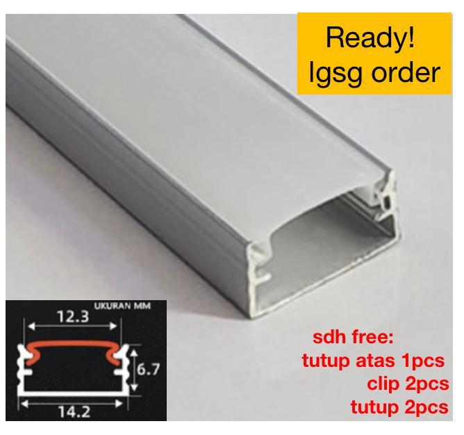 ALUMINIUM LED STRIP U/HOUSING LED STRIP 1M *