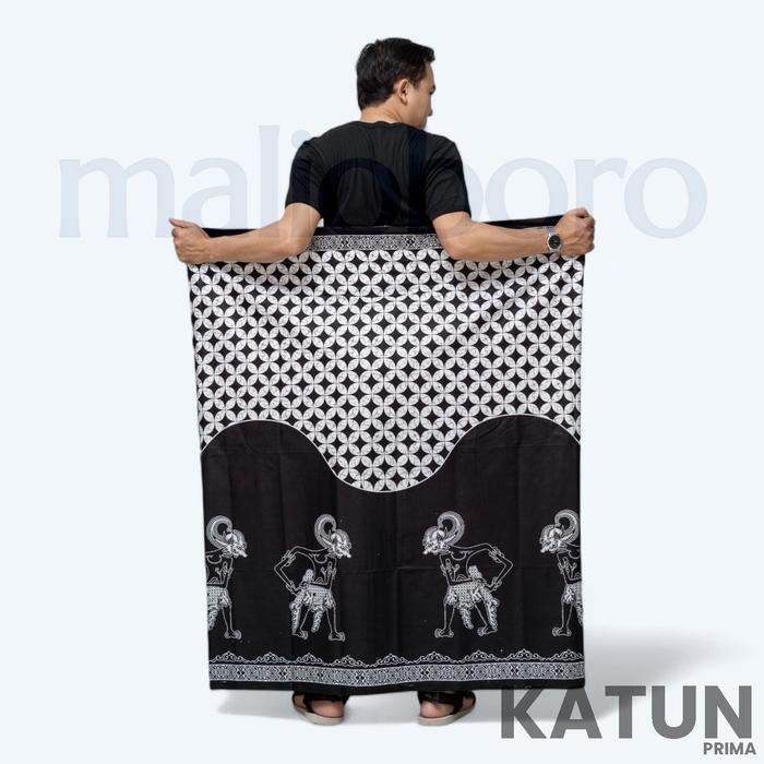 Sarung Batik Wayang Pria Dewasa Katun Motif Bima sarung katun