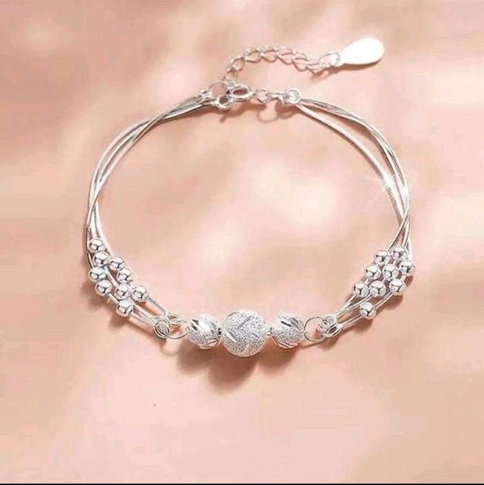 GELANG EMAS PUTIH, PERAK, EMAS