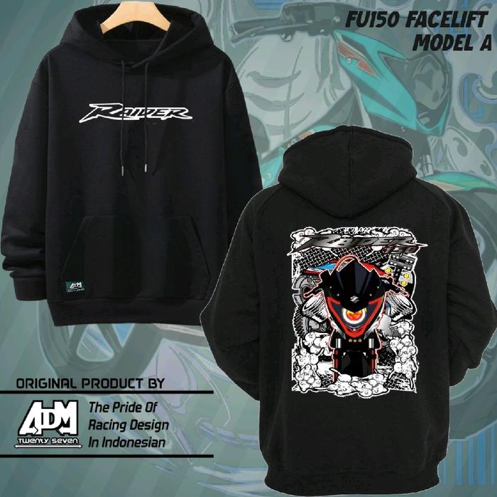 Hoodie Satria fu150 Sweater Raider 150 Hoodie Fu 150 Raider jaket satria f Kaos Raider Distro kaos A