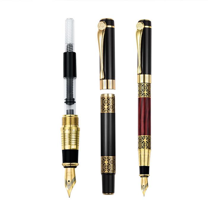 Pena Kaligrafi Metal Fountain Pen Nib 0,5mm Pena Kalam Tutul Sudah Di Asah Siap Pakai Untuk Lugot Ki