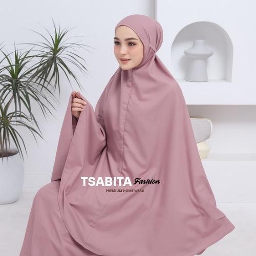 Tsabita Mukena Travelling Dewasa Remaja Katun Mikro model 2in1 Terbaru - Series Aireen
