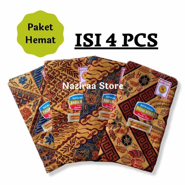 PREMIUM 4 PCS Kain Panjang/ Kain Batik/Samping Kebat Batik Kain Jarik PADASUKA