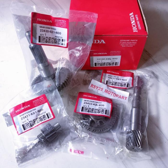GIGI GARDAN RASIO HONDA BEAT FI BEAT POP SCOOPY FI VARIO 110 FI SPACY FI KZL K44 AS PULLY 4ITEM