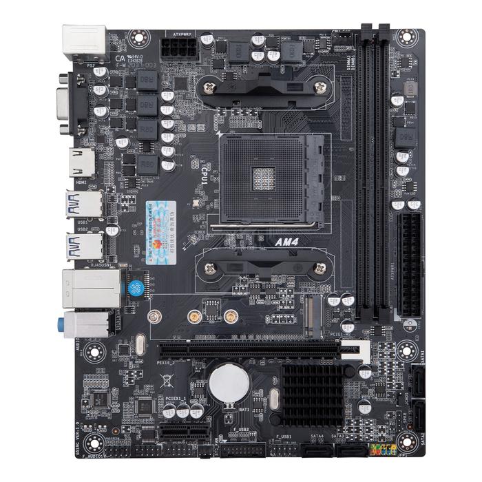 HUANANZHI New Challenger AMD A320 D4 Motherboard Supports Ryzen CPU
