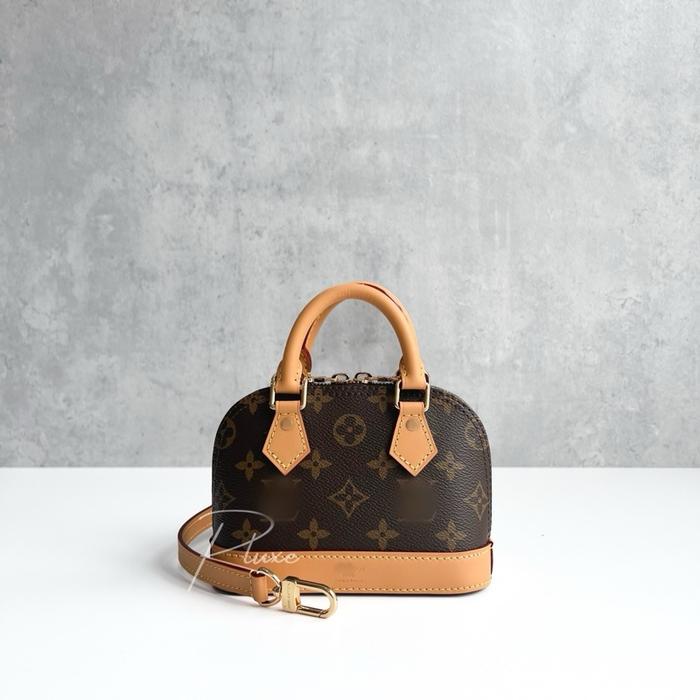 [Ready Stock] Tas Wanita RoyaleLuxe Nano Alma Bag in Monogram Canvas GHW
