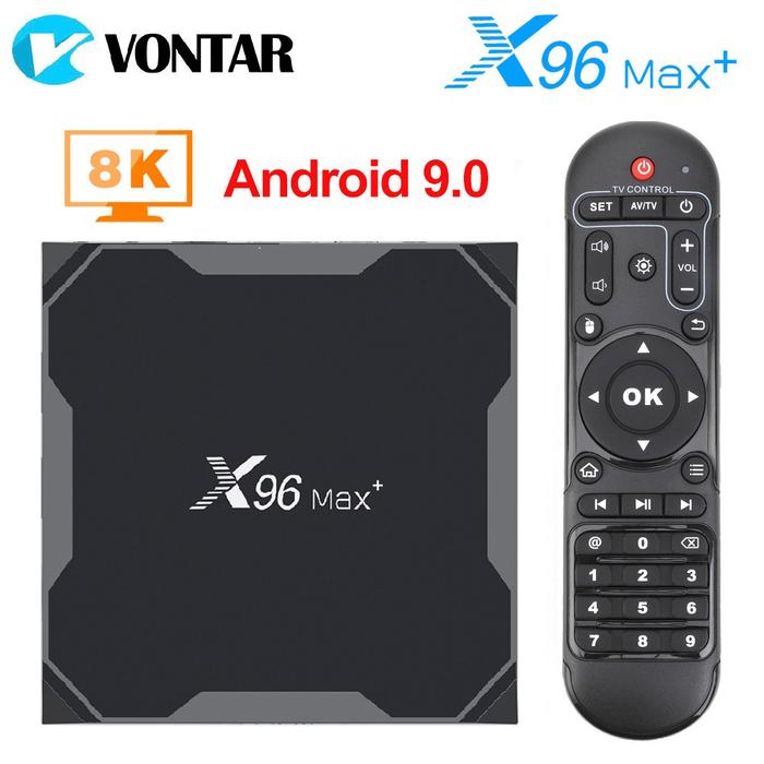 X96 Max Plus S905X3 Smart TV BOX Android 9.0 TV box 4GB 64GB 4K Media