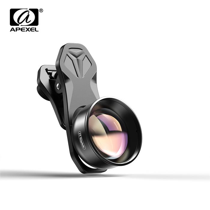 APEXEL HD Optic Phone Mobile Lens 2X Telescope Portrait Lens With