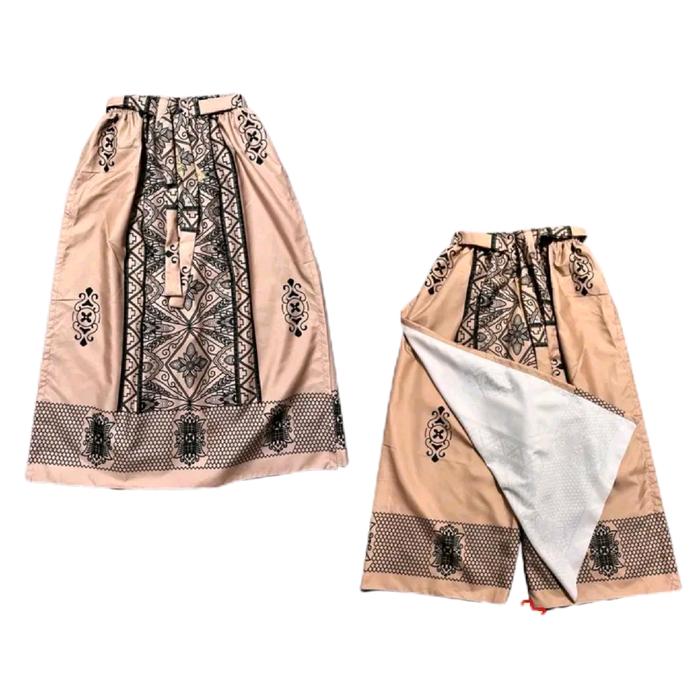 Jogger sarung instan sarcel usia 2-11tahun motif batik Koko Katun Muslim Baju Setelan Kaos Chino pen