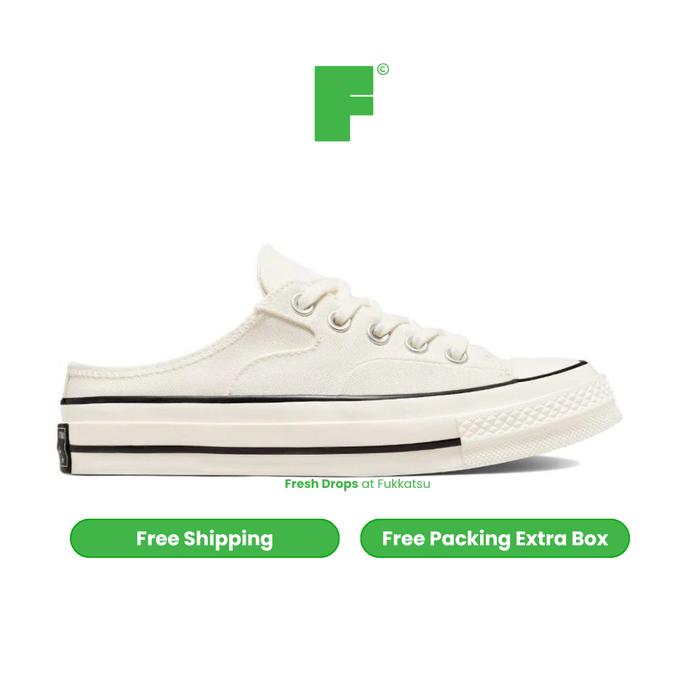 Converse Chuck 70 Mule 'Egret' /  sneakers /  Chuck 70 Sepatu Wanita Sneakers Wanita