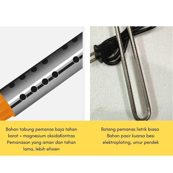 3000W Elemen Pemanas Air Listrik Portable / Electric Water Heater Portable Kamar Mandi 220V Br151