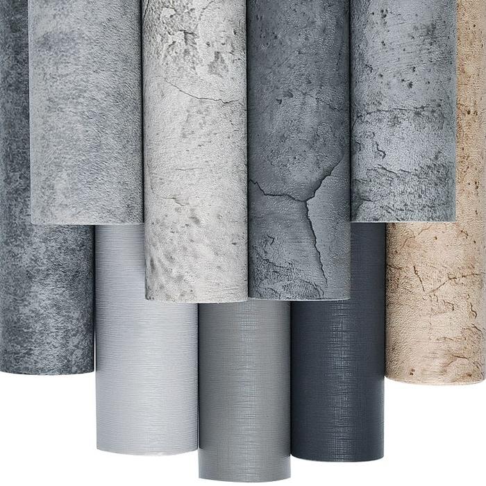 Cement Pattern Peel and Stick Wallpaper Waterproof Oil-proof Self