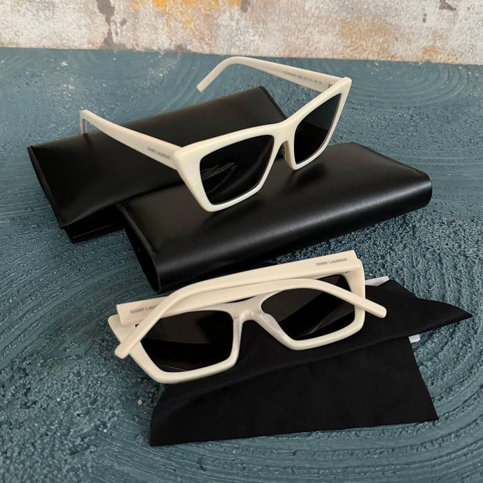 YSL Mica Sunglasses SL 276 Ivory Grey